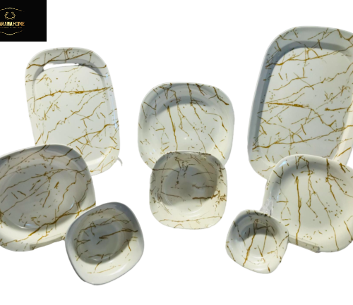 تولید و پخش ظروف ملامین طرح دار و ساده در صالح آباد تهران